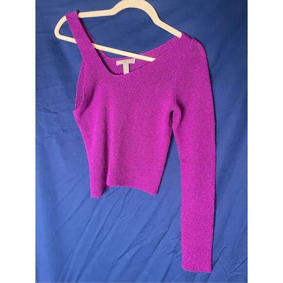 ASOS One-Sleeve sweater Fuschia S - Picture 1 of 6